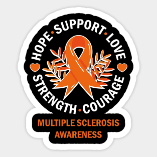 Multiple Sclerosis Awareness Family Support MS 2024 Sticker